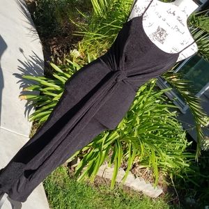 NEW Tie Waist Spaghetti Strap Midi Dress